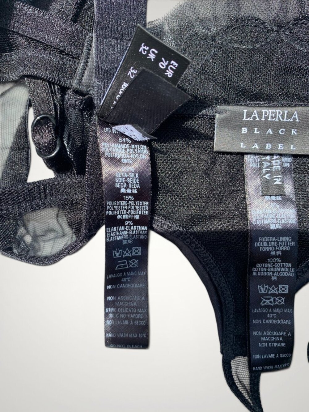 La Perla Black Label Lingerie set, Size 32 C - Picture 9 of 13